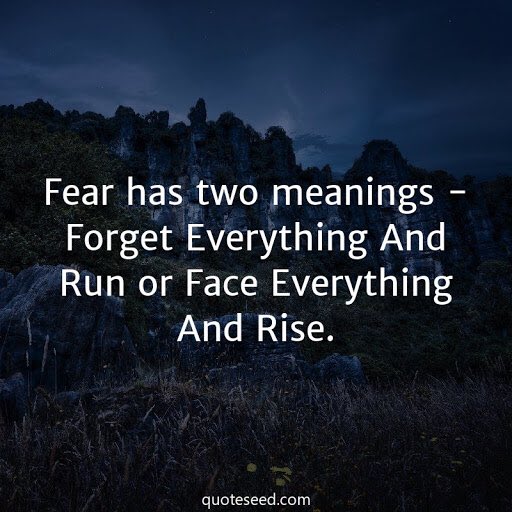 Face Fear!💪🏻

#HaveNoFear #FaceFear #Rise #Motivation #Inspiration #Courage #ThinkBIGSundayWithMarsha