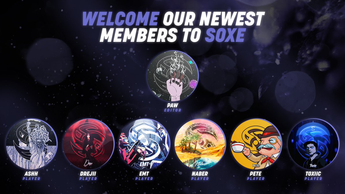 TeamSoXe's tweet photo. Welcome the new boys to SoXe
@PAWZV @Ashhteroid_ @DREJII_ @xEMT_ @nabxr @PETETHE3RD_ @ToXiiCm8 https://t.co/jD7yi9st8o