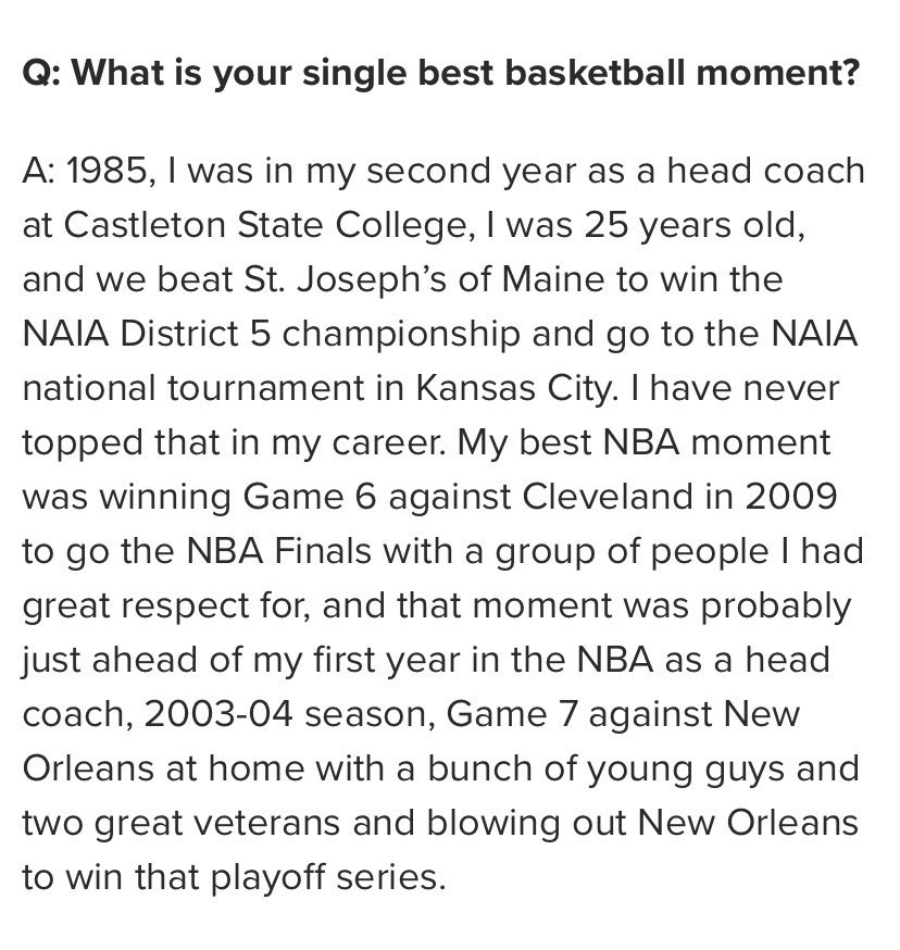 CastletonSports's tweet photo. A mainstay on NBA sidelines for the better part of the last 25 years, Stan Van Gundy (@realStanVG) got his start as a head coach on the sidelines of Glenbrook Gym for @CastletonMHoops. Thanks to alum @ChadCopeland40 for sending this nugget our way! #WeAreCastleton https://t.co/y2EkkjW1Mo