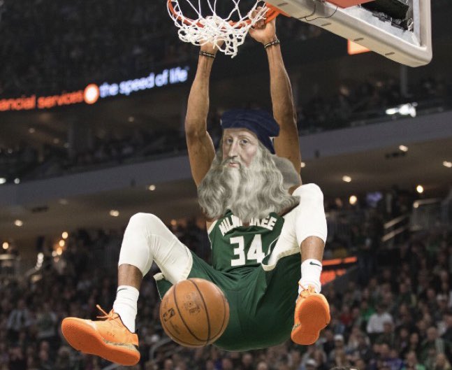 currypistonn's tweet image. Leonardo da vinci was 7’5???? Mf was dominating the wrong paint😤