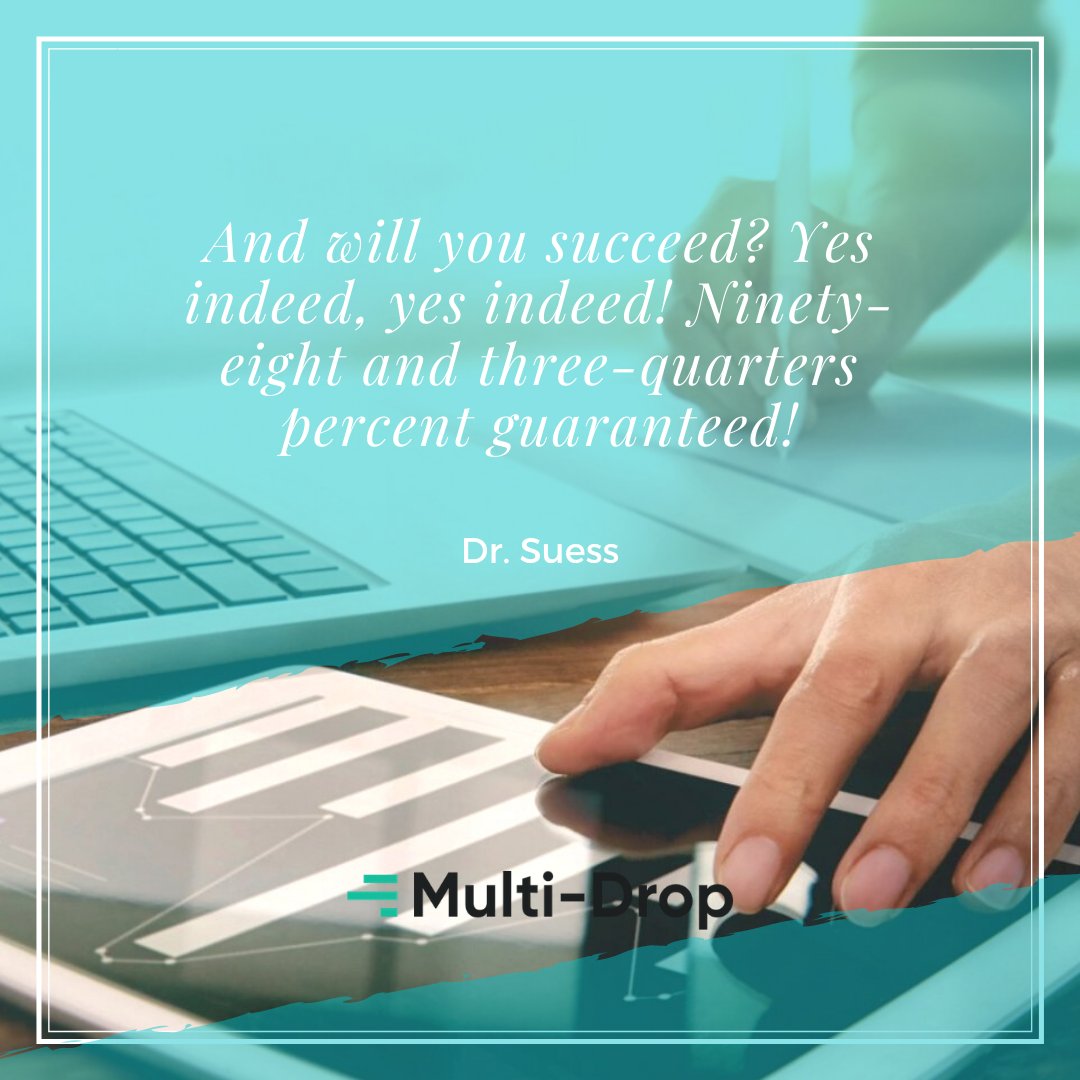 MultiDrop_Ecom's tweet photo. And will you succeed? Yes indeed, yes indeed! Ninety-eight and three-quarters percent guaranteed!
― Dr. Suess
#MultiDrop #MultiDropApp #Dropshipping #Warehouse #Suppliers #Fulfillment #Ecommerce #Shipping #branding #dropshippingtips #Success #onlinesuccess #growyourbusiness https://t.co/UeswOO8Irm