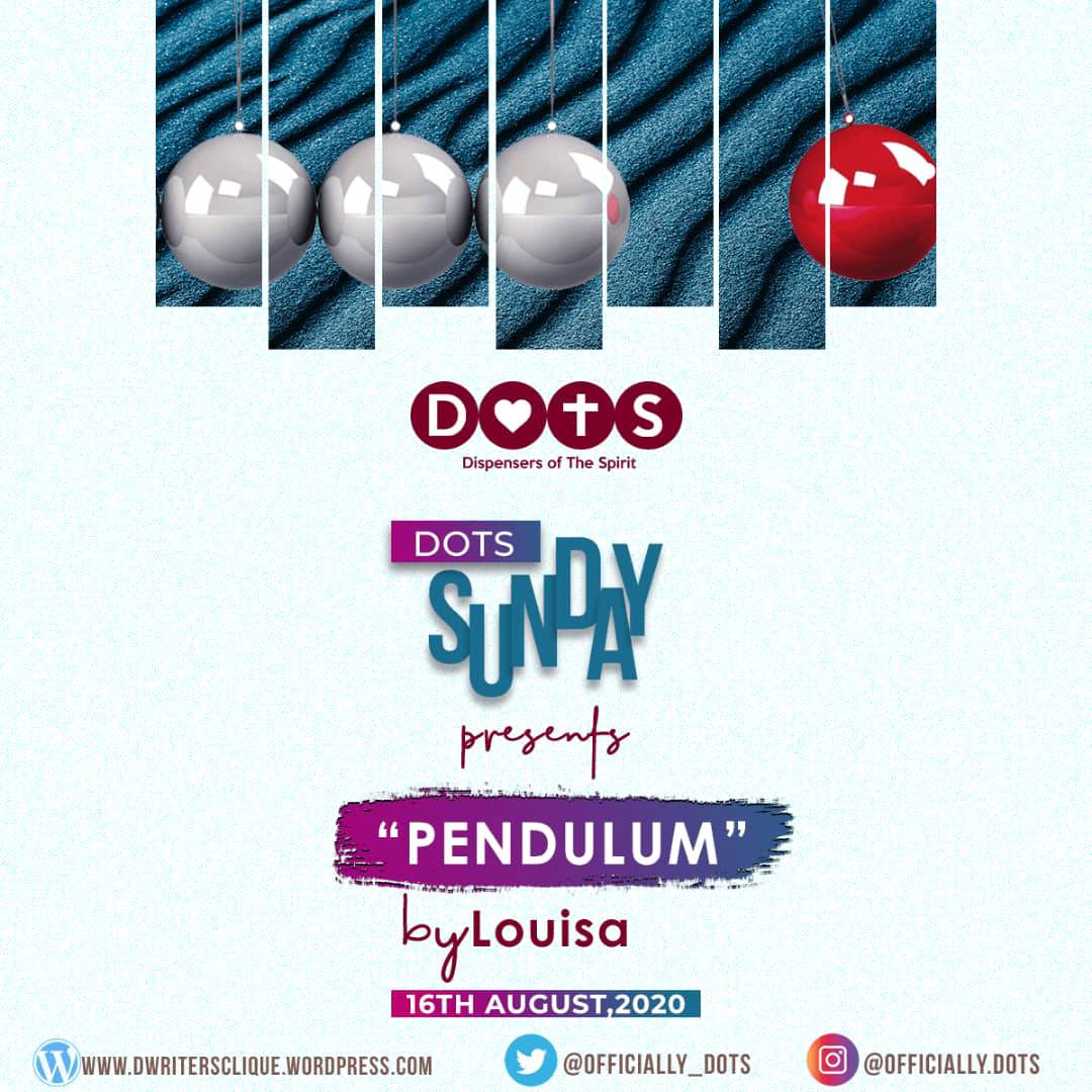 reallykingdavid's tweet photo. Your pen no do yawa for exam hall before?
You go fit sweat some sweat bi erh...
(Don't mind me😄 I typed the first thing that came to mind when I saw the title)
Let's join Louisa as she shares a piece titled "Pendulum"
#WeAreDOTS
#DOTSunday https://t.co/m9FpjAL0y0