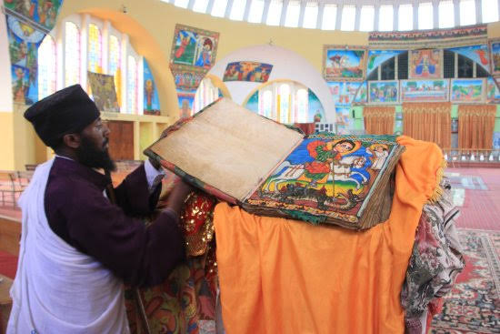 Church of Our Lady Mary of Zion Axum Ethiopia, houses the Ark of the Covenant, bears a design similar to that of Eastern Orthodox churches in Europe. Its most recent building, reconstructed in the 1950s, has a dome similar to the Hagia Sophia in Istanbul.It is heavily guarded.