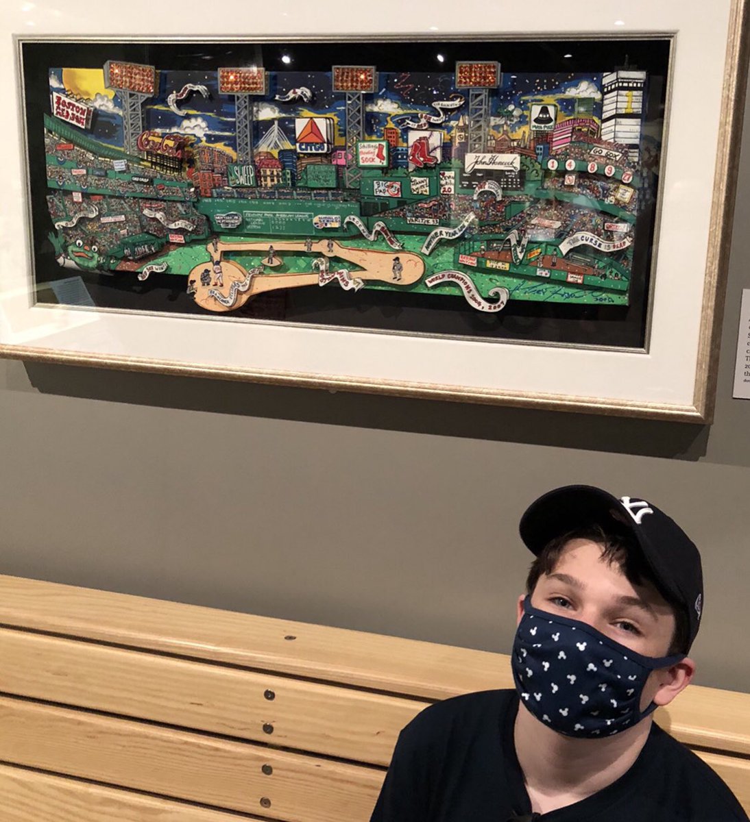 It was good to see that our friend <a href="/Fazzino/">Charles Fazzino</a> has two items on display in the <a href="/baseballhall/">National Baseball Hall of Fame and Museum ⚾</a> - even if one is about the <a href="/RedSox/">Red Sox</a> 

We missed spending time with Charles and his team (Julie, Carol and Jamie) at the <a href="/AllStarGame/">All-Star Game</a>