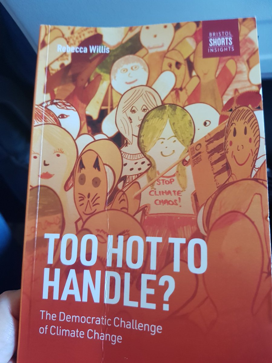soundings2004's tweet photo. This is a great little book by @Bankfieldbecky Concise, informative & full of important insights. Top of page 32 reminded me of you @_DylanHamilton_ Will pop it through your letterbox when I've finished with it.#ClimateChange #ClimateEmergency #MoreDemocracyNotLess https://t.co/sskXxk6v1s