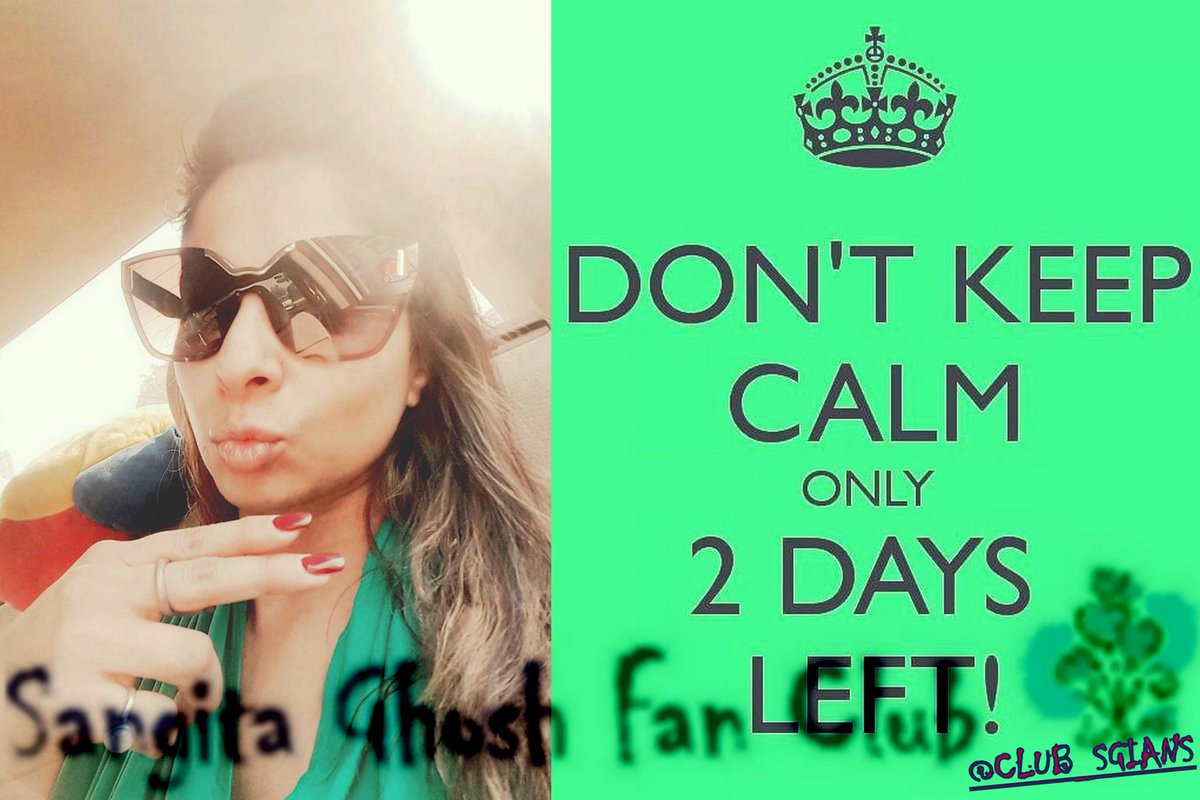 CLUB_SGIANS's tweet photo. Only TWO days left to our queen's Birthday.
Dear #SGIANS on #18thAug must use hashtag #HBD_SG2020 to wish our queen Sangita Ghosh. https://t.co/Ofpisk09Pa