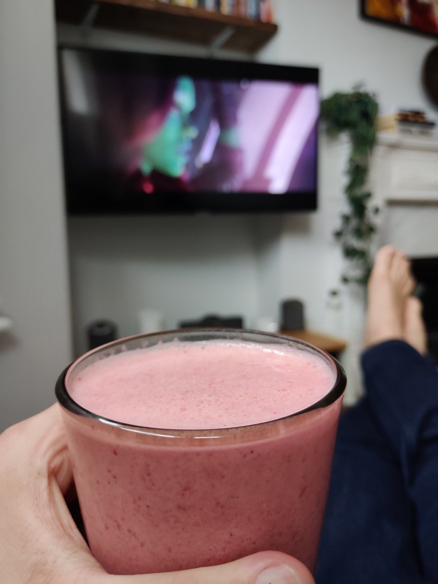 Strawberry daiquiri and Infinity War. I am experiencing a degree of personal satisfaction which I always suspected was possible but had never previously accomplished.