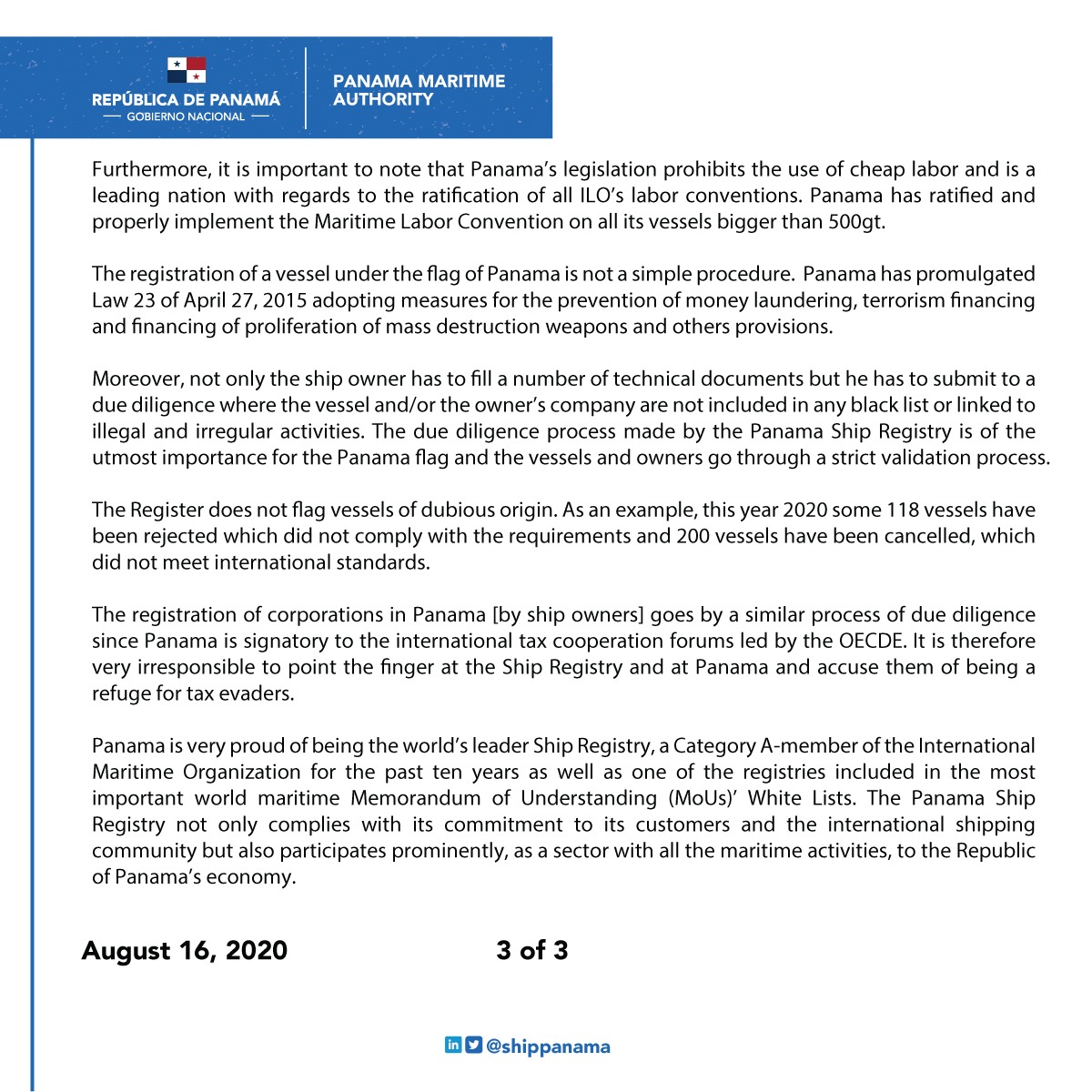 The truth about Mauritius Island and the Panama Ship Registry. #SteeringYourWay