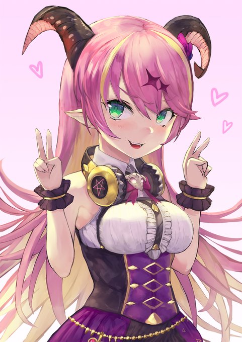 Mano Aloe #ホロライブ #バーチャルYouTuber #魔乃アロエ #まのあろ絵 #ほろふぁいぶ #サキュバス #aloe https://t.co/rC4W9lnK7u 