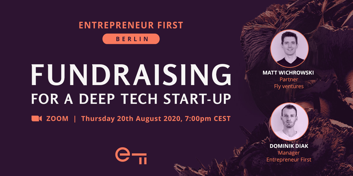 join_ef's tweet photo. Hear @mattwichrowski, partner at @FlyVC and former Launch Lead at Entrepreneur First, share his insights on fundraising for a deep tech start-up in Europe.

Sign up for Thursday's event: https://t.co/KQT1nNWFHF https://t.co/rcn6bGCsp8