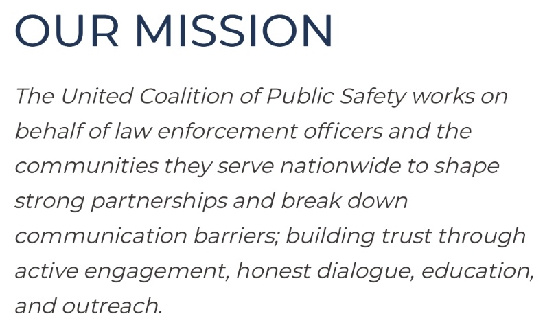 The  #UCOPS mission statement: UCOPS "works on behalf of law enforcement officers and the communities they serve nationwide to shape strong partnerships and break down communication barriers; building trust through active engagement, honest dialogue, education, and outreach."