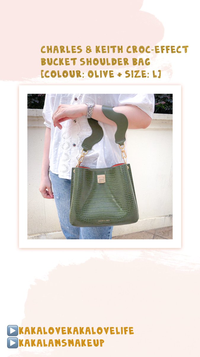 iamkakalamkk's tweet photo. 🔎Charles &amp; Keith Stone-Embellished Handbag [Colour: Khaki + Size: M]
🔎Charles &amp; Keith Croc-Effect Bucket Shoulder Bag [Colour: Olive + Size: L]

❤️WEBSITE - https://t.co/xrOJKXZMIE

#charleskeithofficial #charleskeith #stylelover #lovekakalovefashion #kakablogs https://t.co/HKeopS7NAZ