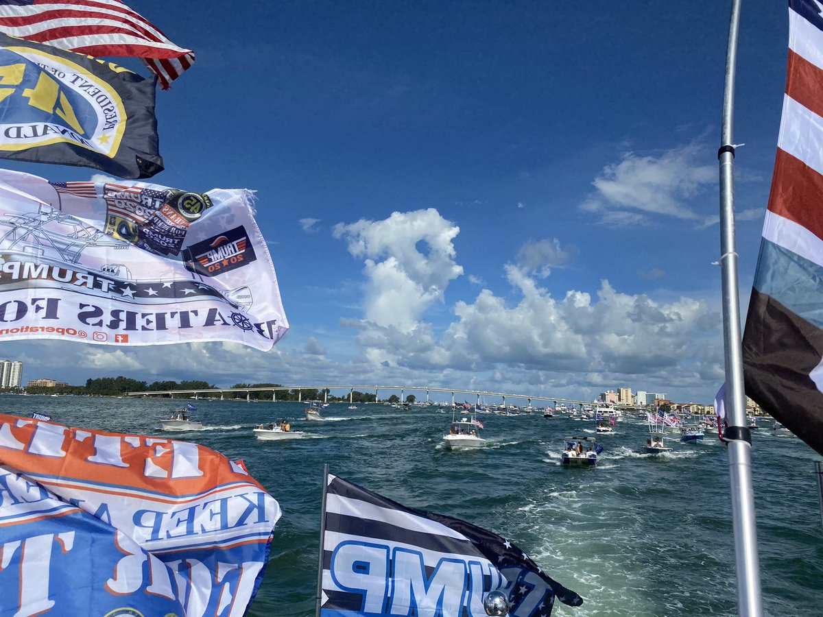 Epic: I attended my FIRST, EVER  @realDonaldTrump boat parade this past weekend in Clearwater, FL and it did NOT disappoint. These videos and pics do not come close to doing it justice but it was amazing. Thanks to all those freedom-loving patriots who made it happen. God bless!