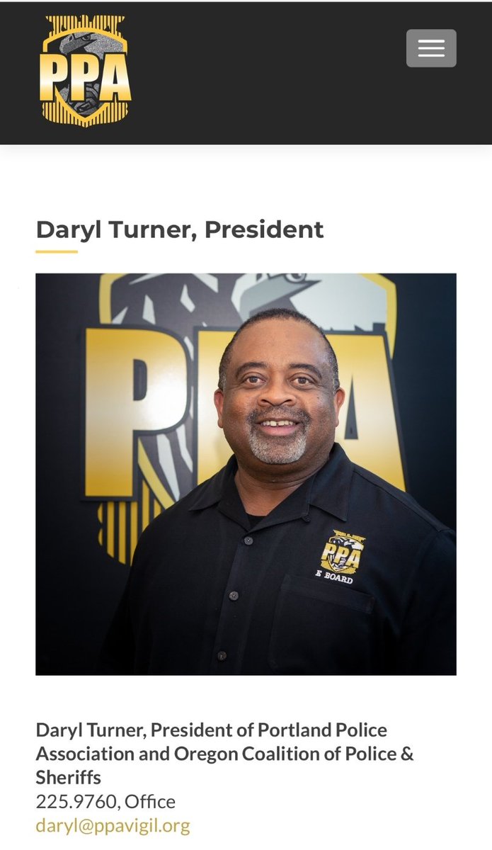 Did you know...That Portland  #Police Association ( #PPA) President Darryl Turner is also the President of  #ORCOPS, the Oregon Coalition of Police & Sheriffs, which he helped launch in 2015? #PortlandOregon  #PortlandOR  #PDX  #PDXpolice  #PoliceUnions  #PoliceBrutality  #PoliceReform