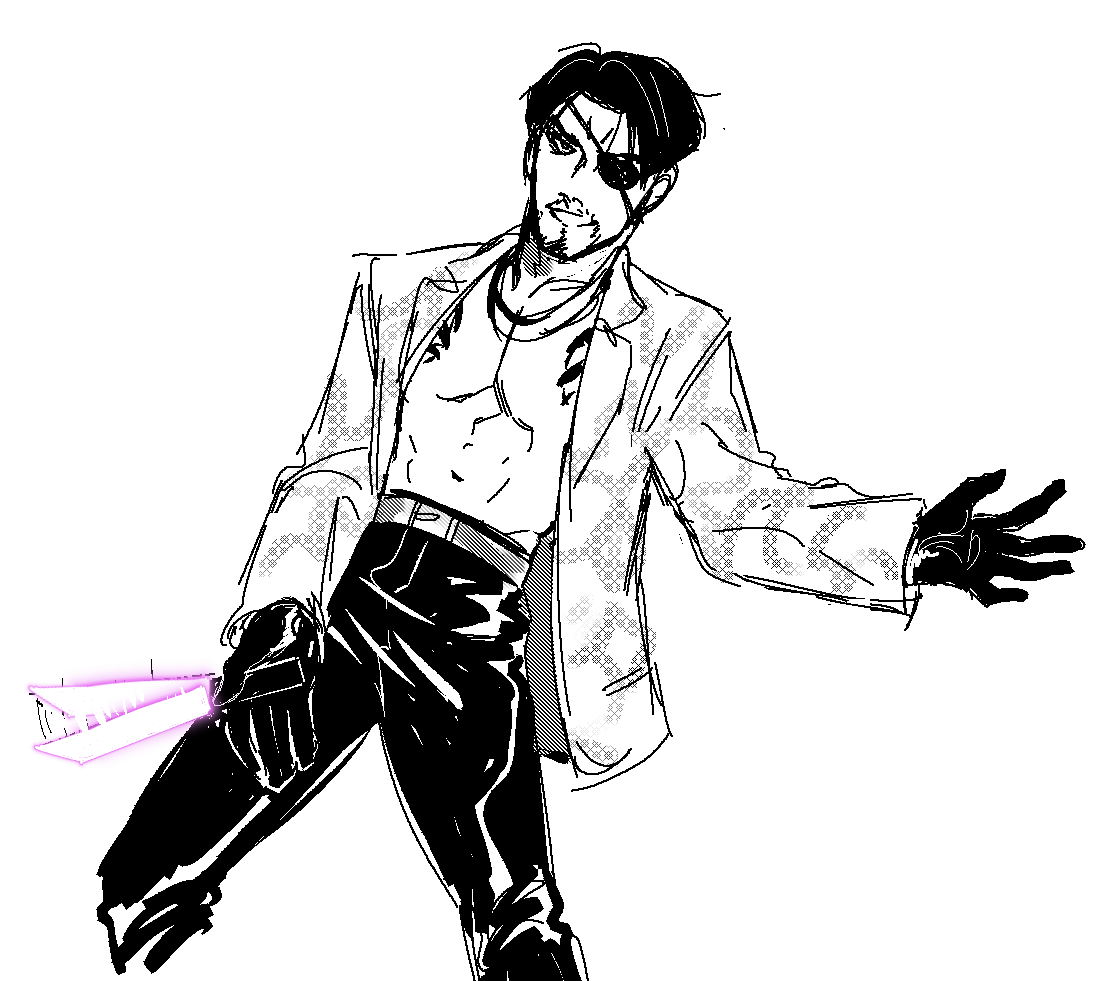 some yakuza sketches from my side acc ??? 