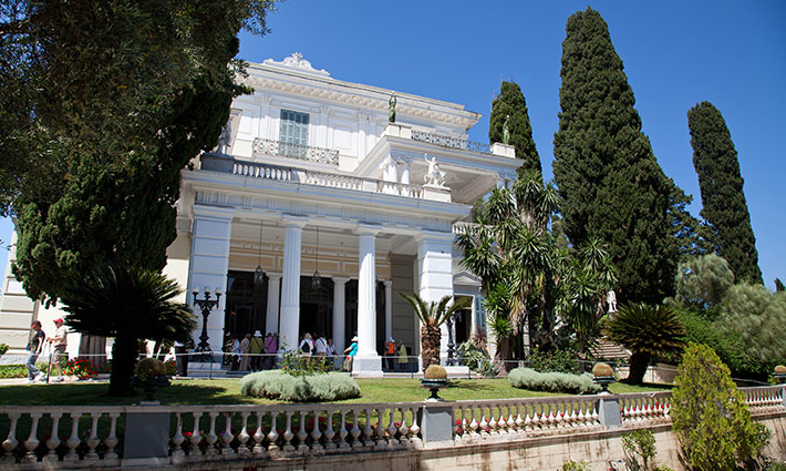 After her son's death, she commissioned the building of a palace on the Island of Corfu which she named the Achilleion, after Homer's hero Achilles in The Iliad.