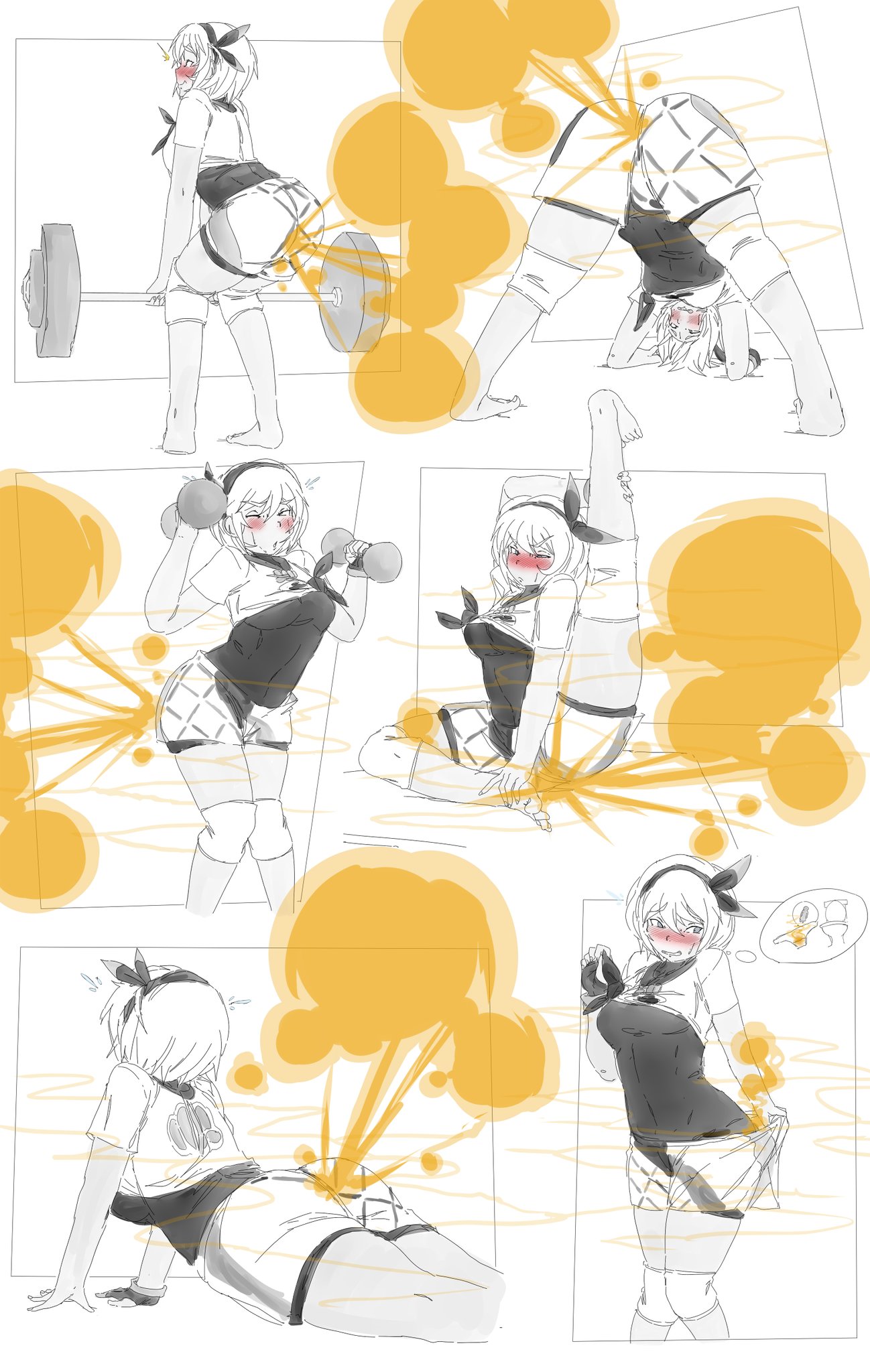 Lazei (Commissions CLOSED) on X: Beas Stinky Exercise Request Sketch.  t.coPukPCeEeUJ  X