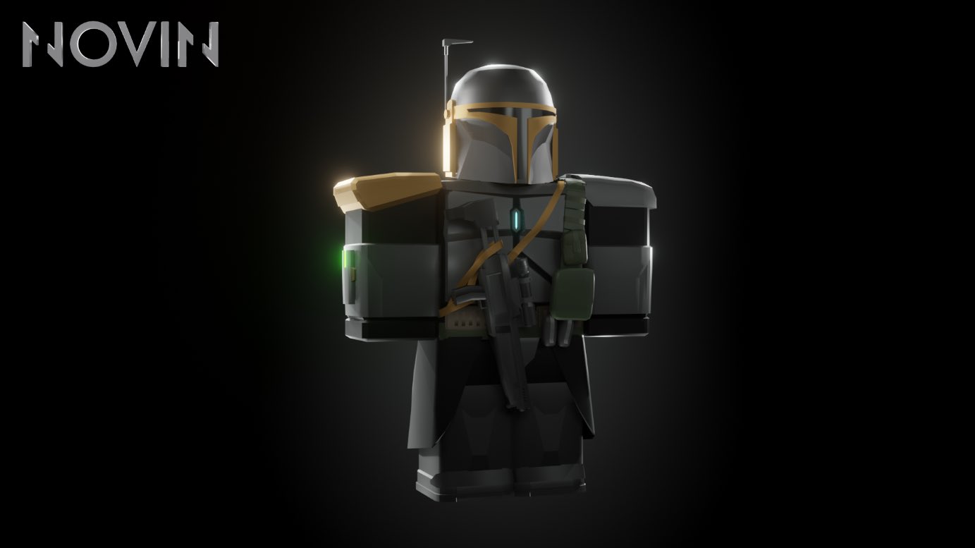 Mandalorian Armour (FULL BODY, TEXTURED, ROBLOX) - Nikoverc