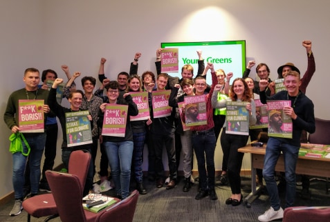 We coordinated a powerful presence at  @TheGreenParty Autumn Conference! Delivered the first ever YG Co-Chair plenary speech! Ran an awesome intro to the YGs workshop! Coordinated an inspiring main panel on the school strikes! Organised to defend trans rights!