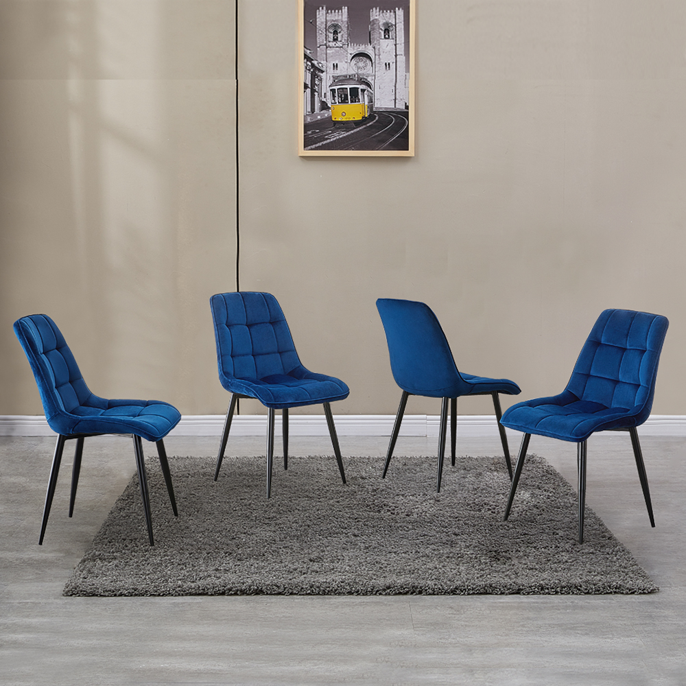 #Chic #industrialdesign #diningchairs with #square #stitching #patterns 😍
Suitable for #young &amp; #modern #furniture #lovers 😎
More models on #ebayuk: buff.ly/2JhPQaw
#chair #nordicstyle #velvet #furnituretrends #diningroom #homedesign #interiors #interiordesign #silla