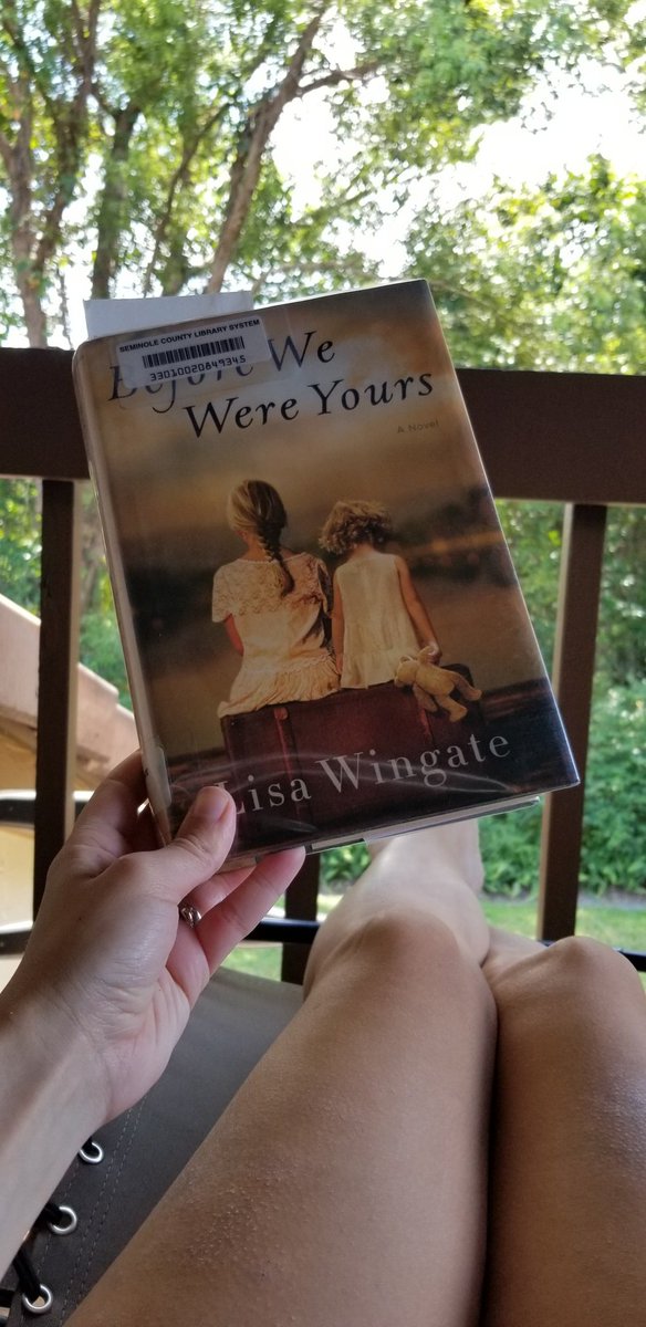 JamiBartschi's tweet photo. #Book93of2020 is #BeforeWeWereYours by @LisaWingate . Sunday afternoon plans at their best! #OCPSreads https://t.co/HOs5TusdbH