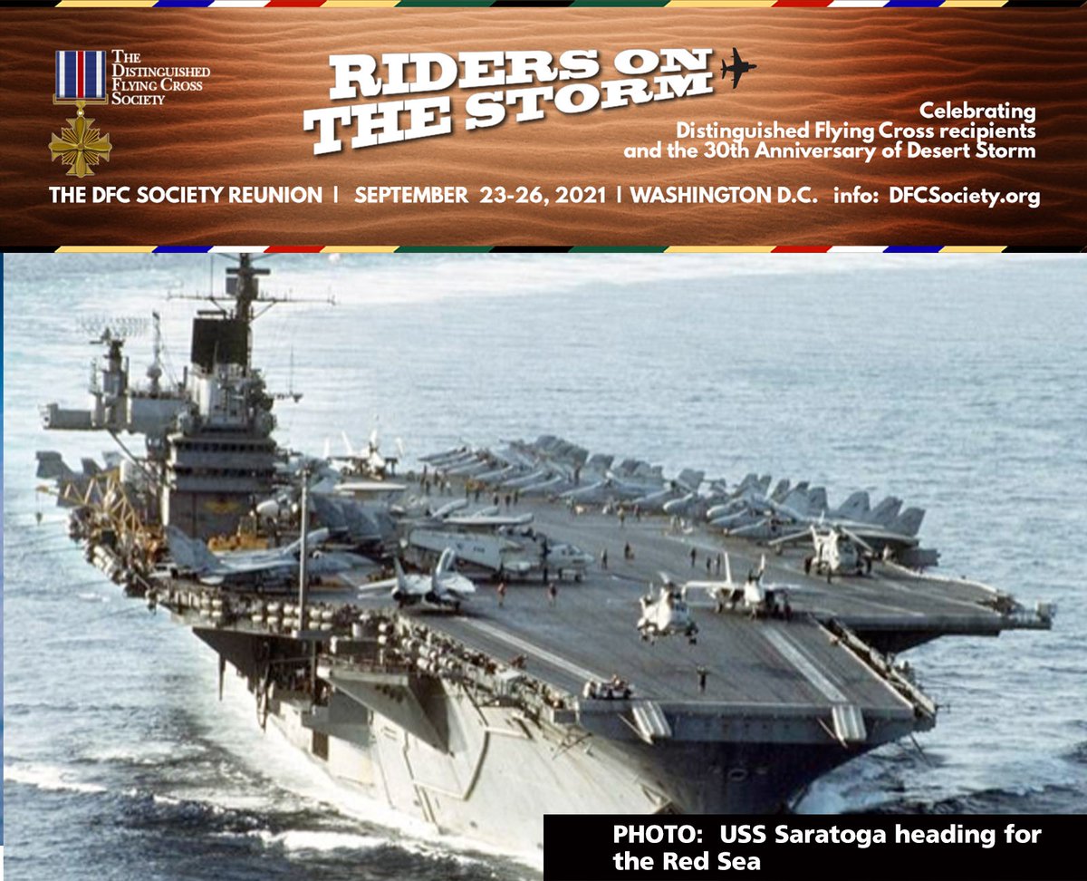 Save the date!  The next DFC Society Reunion will be held September 23-26, 2021in Washington, DC.
Bookmark the Reunion webpage: dfcsociety.org/pages/2021-dfc….
This week in Desert Shield/Desert Storm: Aug 10 – 16, 1990