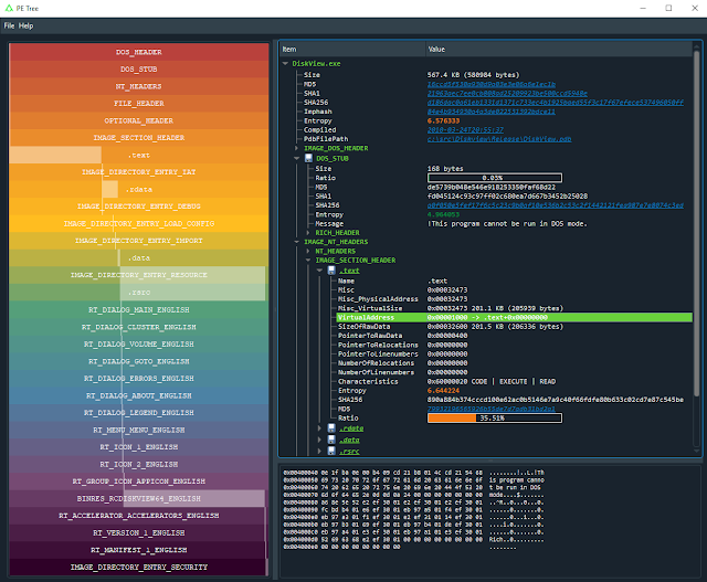 blueteamsec1's tweet photo. PE Tree - Python Module For Viewing Portable Executable (PE) Files In A Tree-View https://t.co/FJ4EyHmThC #hacktool #kitploit #infosec https://t.co/uPqLfTsSsb