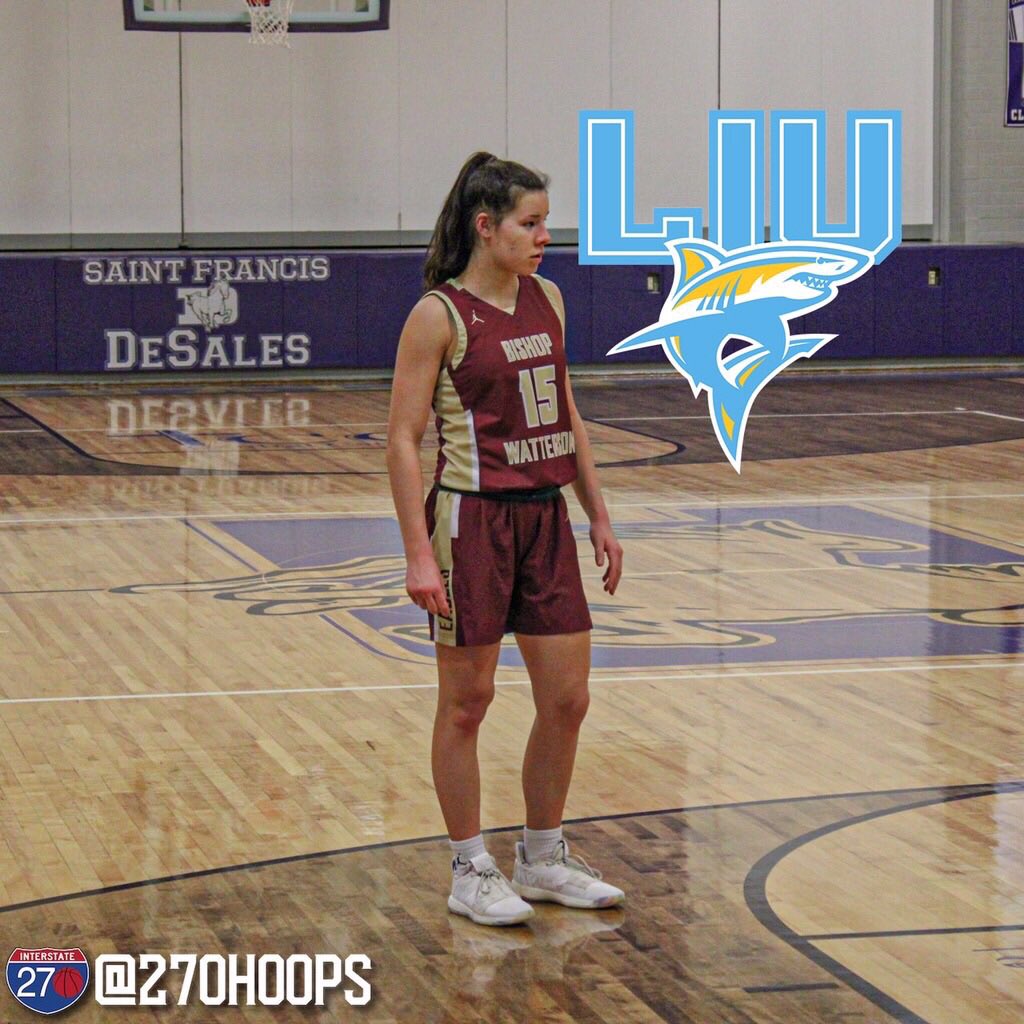 DomContini's tweet photo. ‘21 Bishop Watterson PG Danielle Grim has committed to Long Island University.
@BWHS_Athletics @bwhsgirlsbbal https://t.co/aRH3ku5zRX
