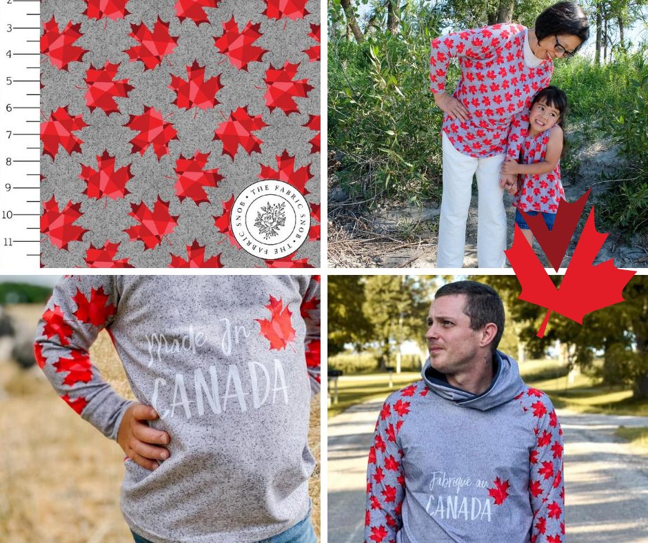 Proudly Canadian #canada #mapleleaf thefabricsnob.com/collections/ro…