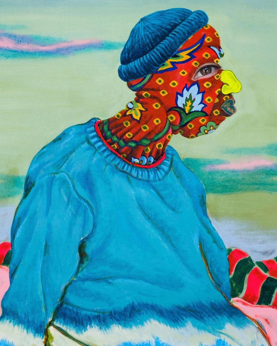 The___Unibrow's tweet photo. Cool set of paintings by #SimphiweNdzube https://t.co/XZ4XMjGl7G