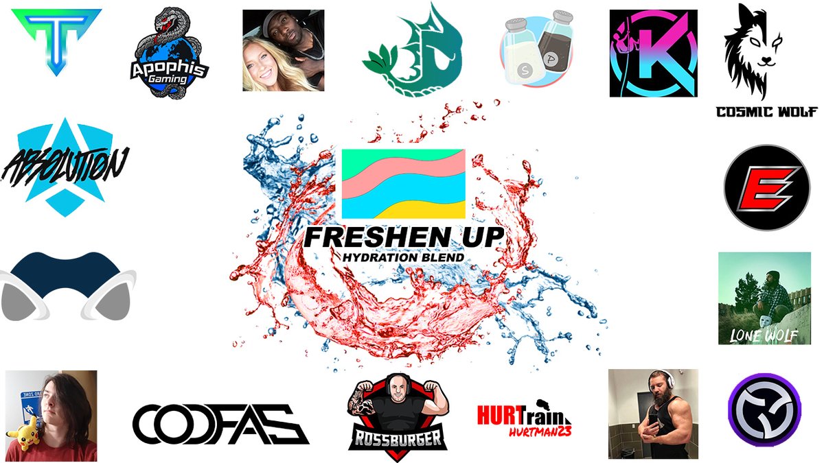 DrinkFreshenUp's tweet photo. To All Our Partners,
Thank you for what you do and all your support 💙

@ApophisGamingGG 
@Absolutiongg_ 
@DepthEsports 
@R0SSBURGER 
@hurtman23 
@CoDFAs 
@CosmicWolfGG 
@IamL0NEW0LF 
@AGNEvents 
@Yaysys_Twitch 
@ArcZeroGG 
@SwishandPerry 
@EpyonGaming 
@TrevGoHard 
@kampossib1e https://t.co/sS7xSnoHwh