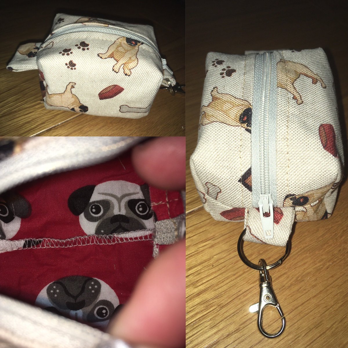 EllroseDesigns's tweet photo. Hello @HandmadeHour a little pouch I made this week. Ideal for dog treats, poop bags or hand sanitiser. #HandmadeHour https://t.co/xhuEAnwllY