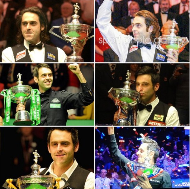 cuegames's tweet photo. 6th World title after a 7year wait...He's 44years. His name is Ronnie O'Sullivan. https://t.co/VVOhgJ6KYh
