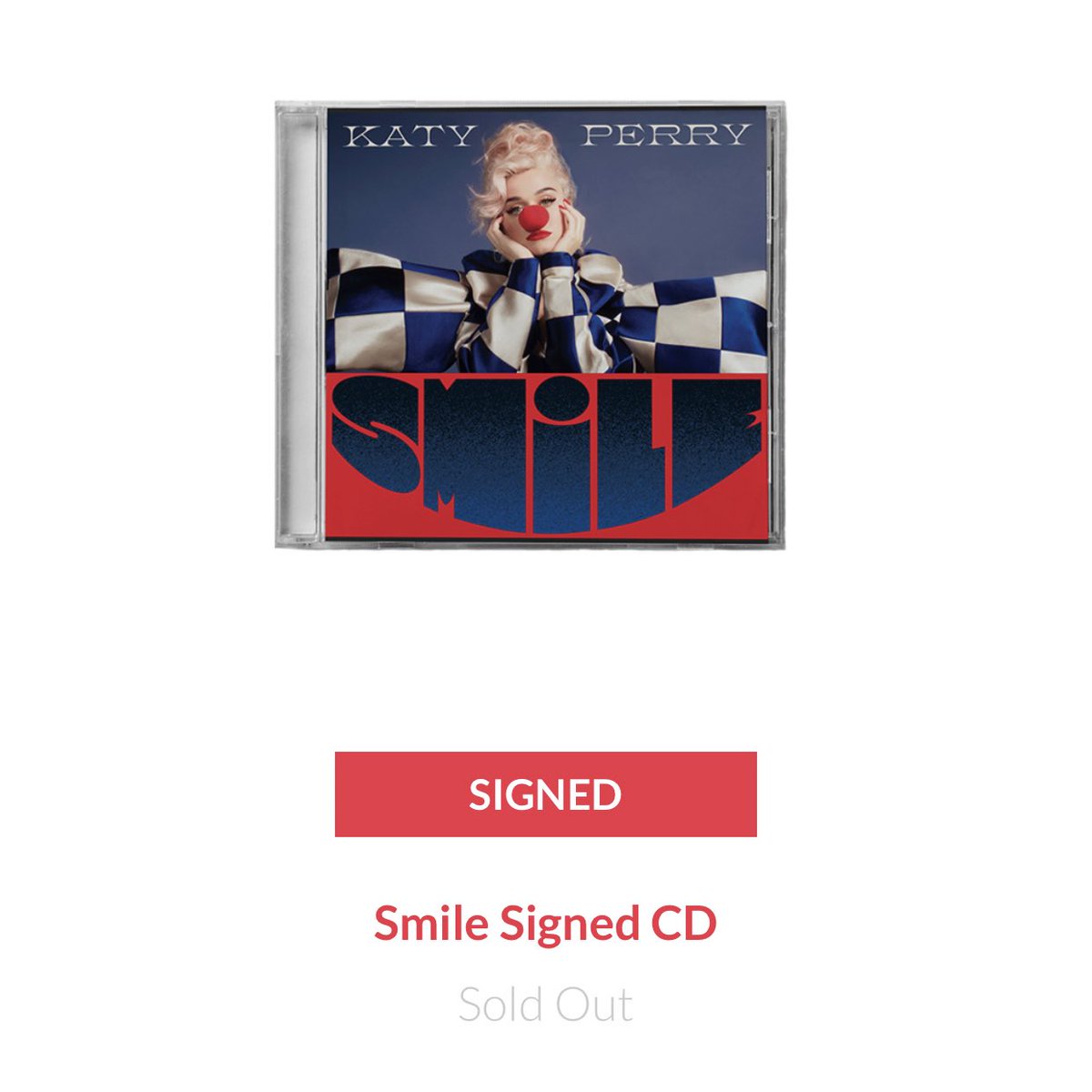 I get that the US had the Newbury Comics signed  @katyperry  #Smile Album but my gosh the second the Signed Smile Album went on her website it SOLD OUT!!!! as I typed in my info it said SOLD OUT   #SmileSunday
