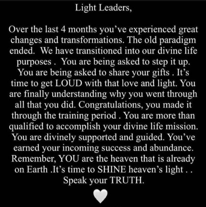 libertyladyusa's tweet photo. I am light 🤍 I am love ♥️
I am gifted and creative 👩‍🎨🎨
I am ready for this transition. 
#stepup #knowyourtruths https://t.co/pCNcyFGQWk