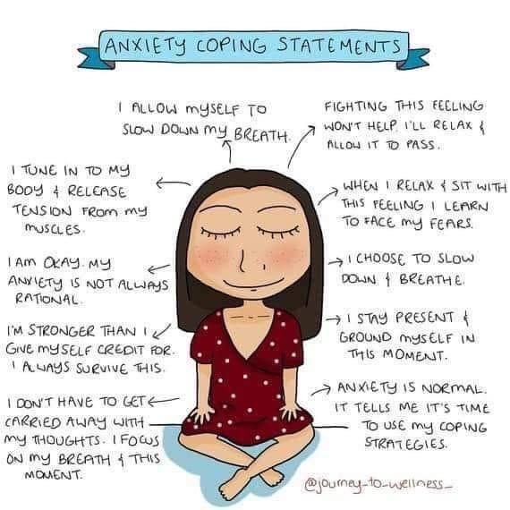 Recognizing anxiety and ways to cope 🙏🏼🦋