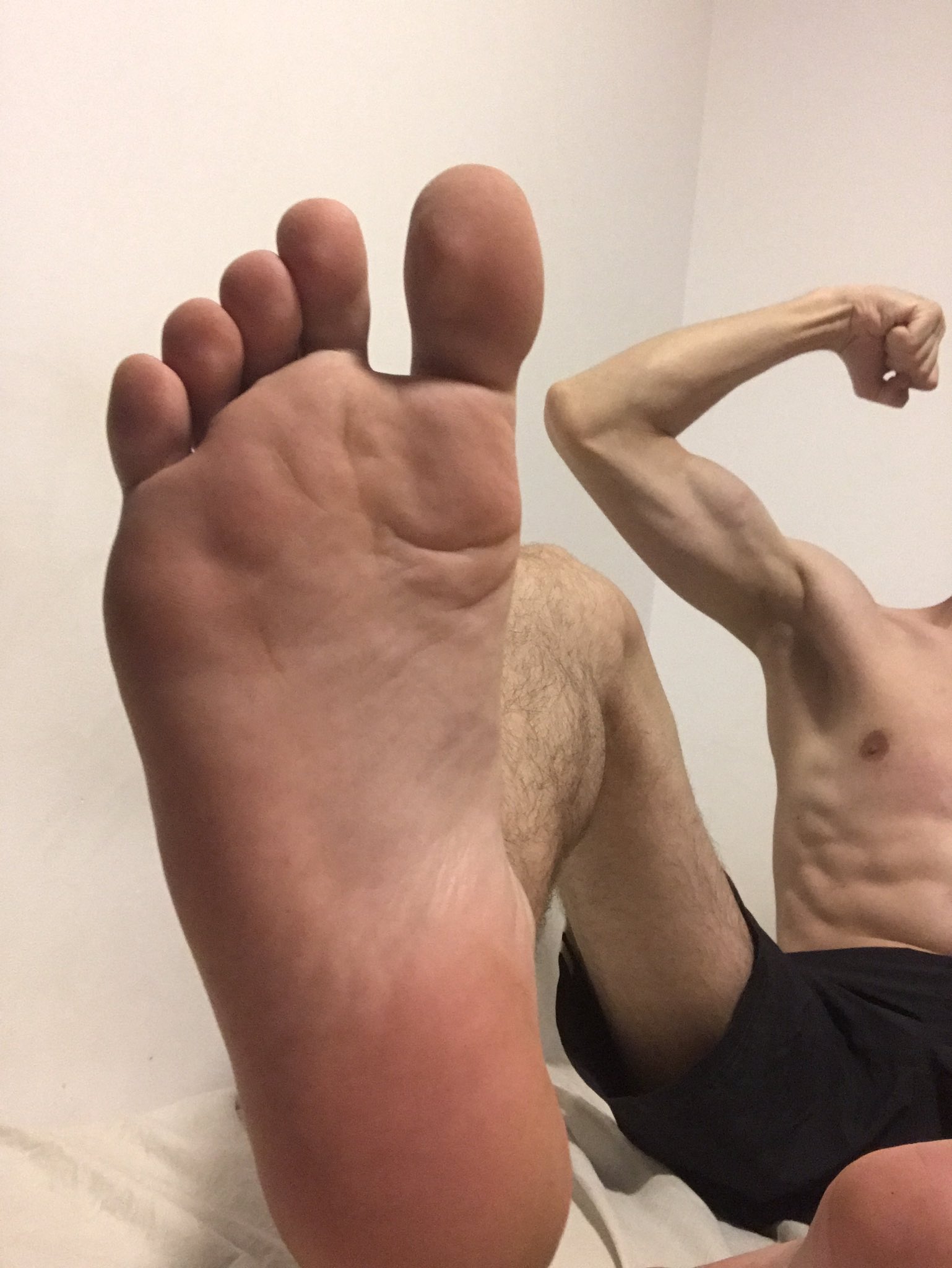 Hahah look at my body... I am strong so I can make you obey my powerful and sublime spirit!
Also #worship