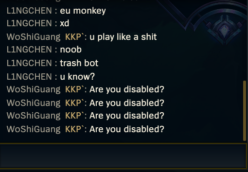 Einmal bitte die Nulltoleranzpolitik zum Mitnehmen, danke :) <a href="/RiotSupportDACH/">Riot Games Support DACH</a>