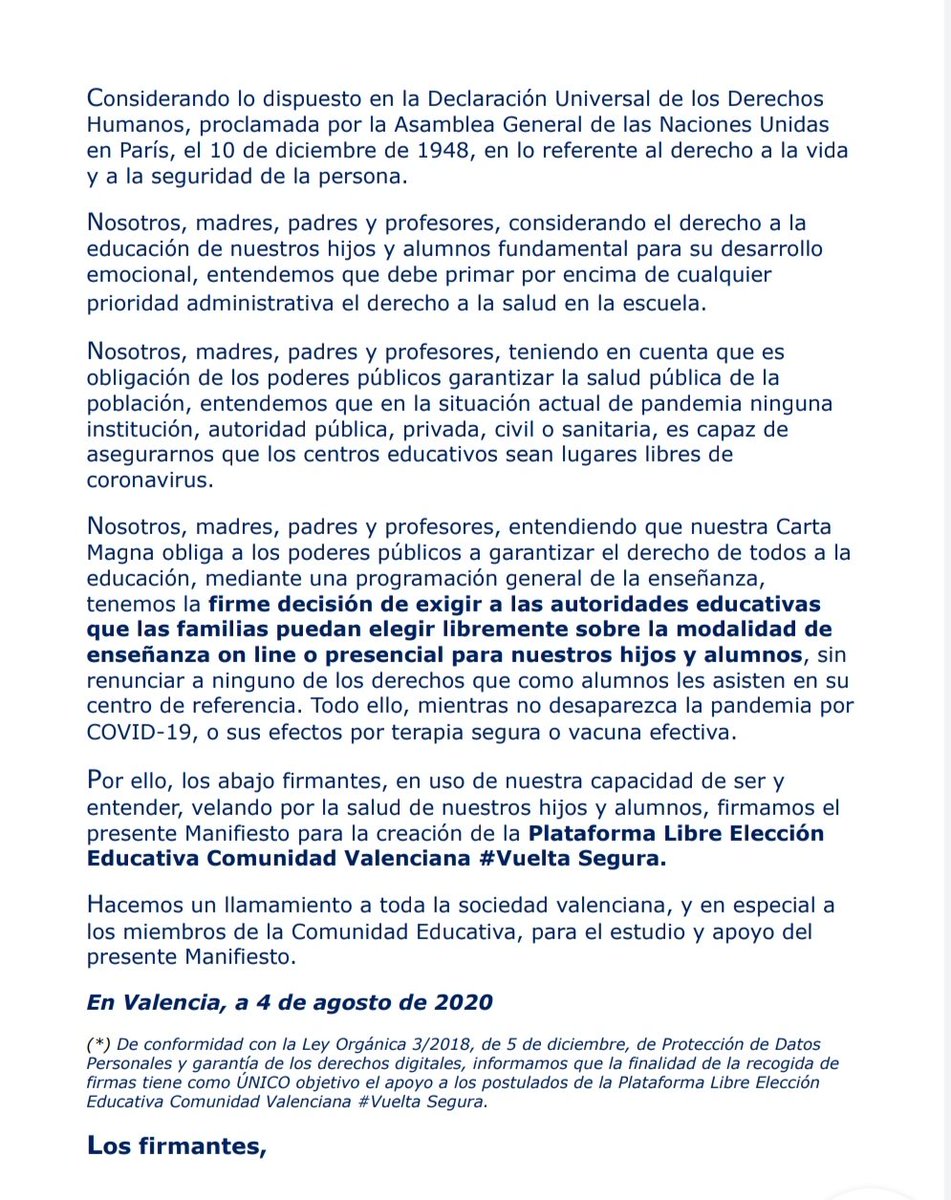 PLATAFORMA LIBRE ELECCIÓN EDUCATIVA tweet media