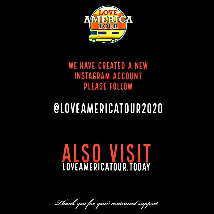 LoveAmericaTour's tweet photo. Please follow our new account @loveamericatour2020 on #instagram
Where all approved #LATcrew will post!
@imcorinnemec @EasterdayB @pencilartbykat @TreasonousDj @bobbybennn007 @Husky_MMGS
#loveamericatour #corinnemec #treasonousdj #scottydee #LATfam #roadTrip https://t.co/6PqGsRgyJz
