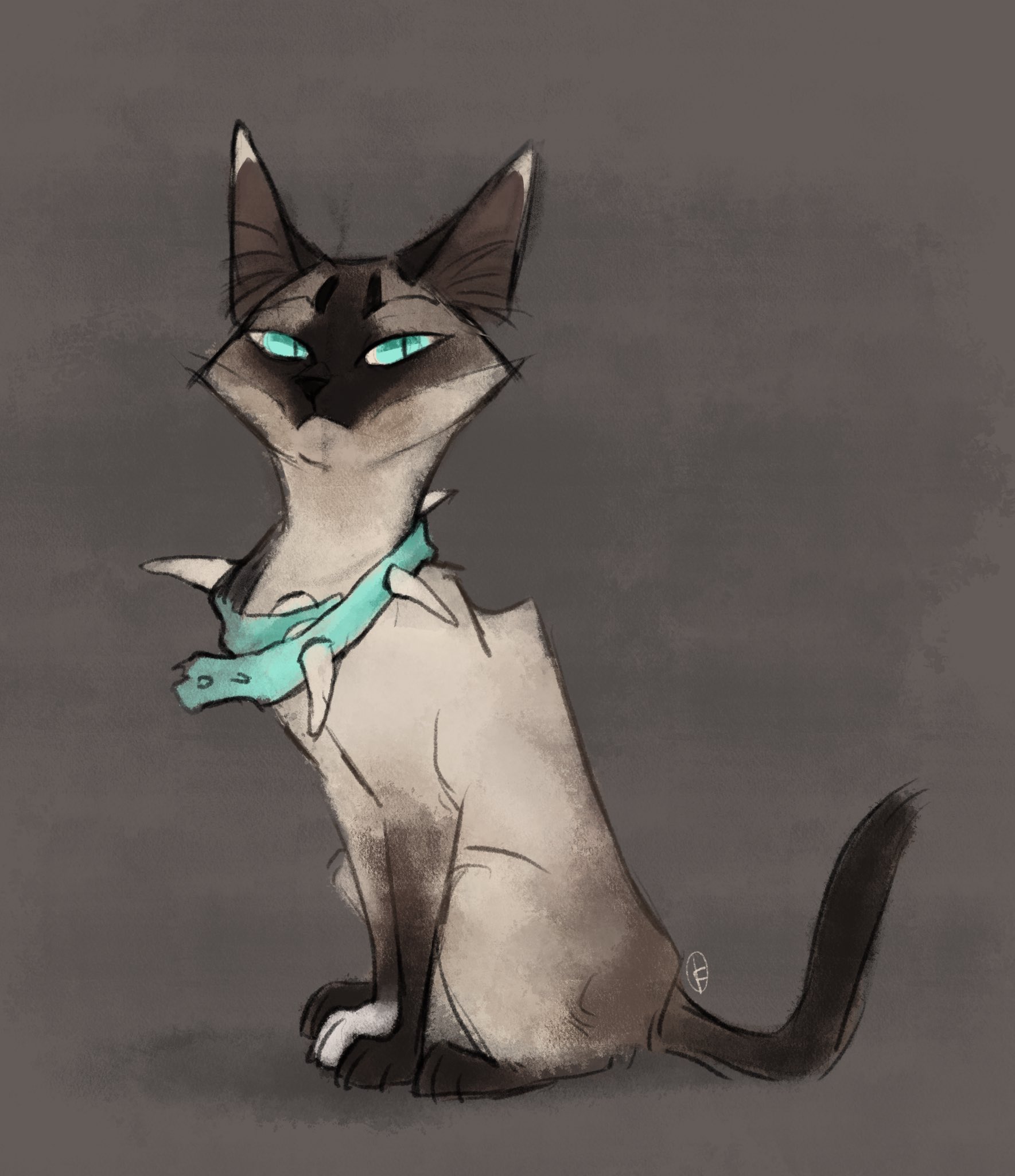 Коты Воители сиамский кот