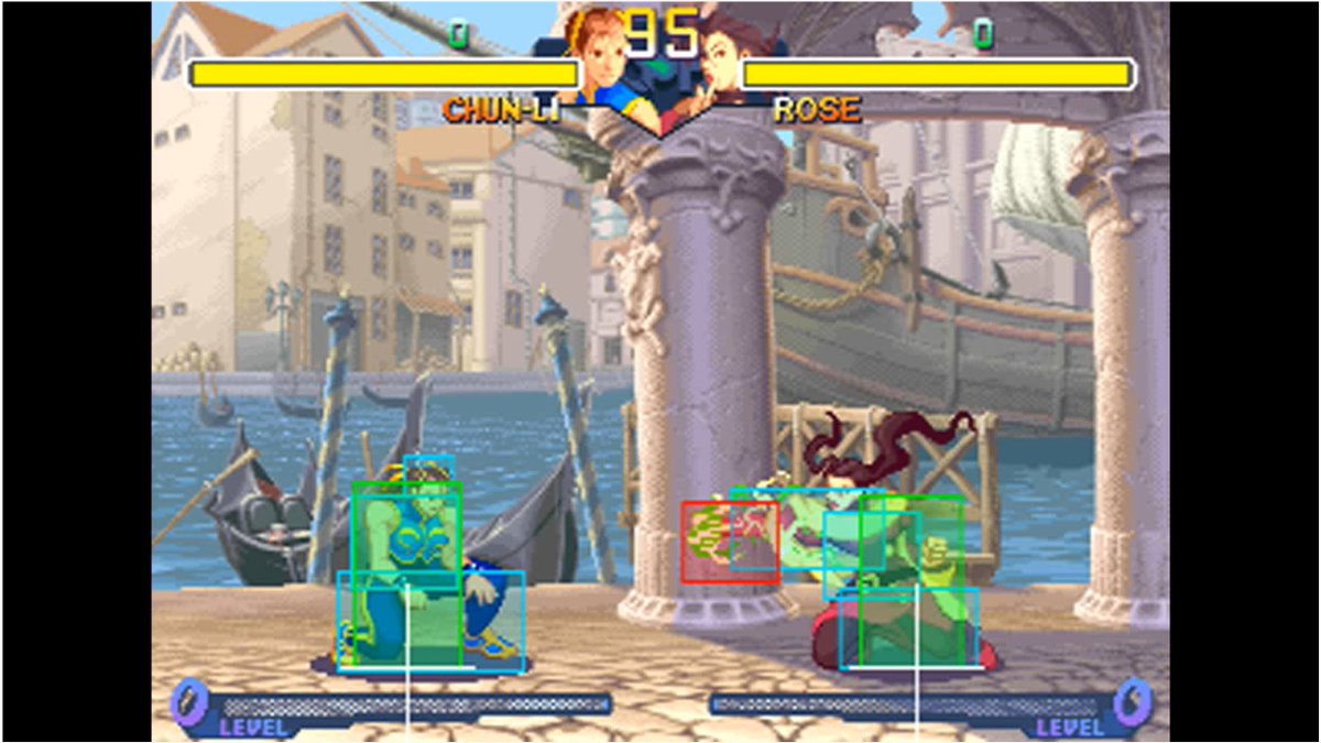 Then there's Rose's Crouching Strong having a blessed hit box that was a catalyst for David Sirlin terrorizing people with literally whiffing crouching Strong to build meter to Kick Alpha Counter on reaction to everything, making a seemingly inpenetrable force.