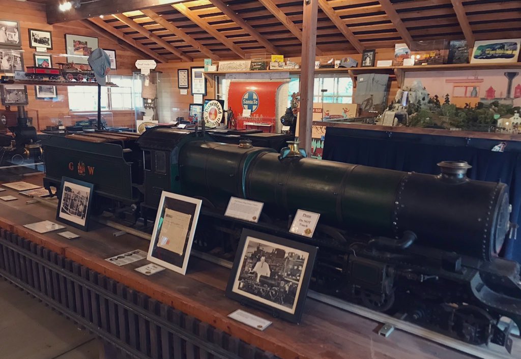 heartdisney10's tweet photo. In 1951, Walt Disney and Harper Goff met by chance in Europe. Both desired to purchase this King George V Locomotive. Walt purchased it. He asked Harper what he did for a living. Harper answered, βartistβ. The rest is history! π
#WaltsBarn #Disneyland https://t.co/U33i2V9fQM