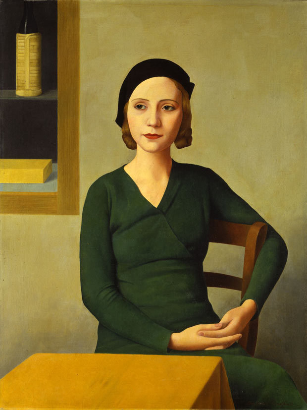 Woman at the Cafe, 1932, Antonio Donghi