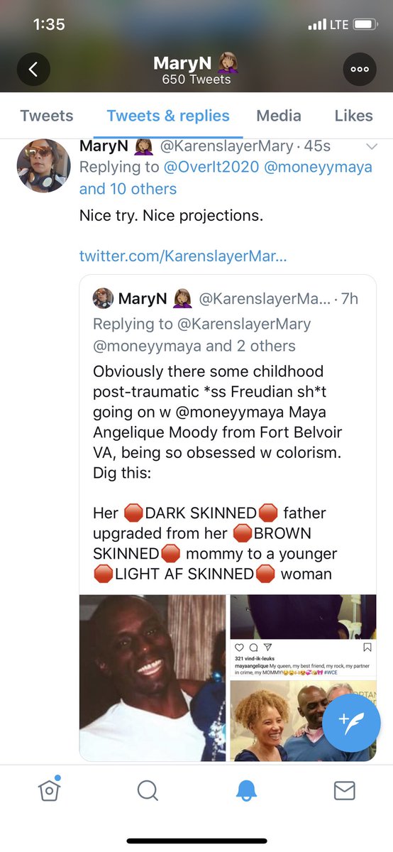 Mary has over 175 Twitter accounts, all of which are dedicated to doxxing anyone who disagrees with Kweli online, and she has successfully been doing so for over 10 years. She has harmed MANY people over the years, myself included.