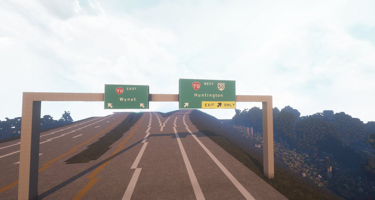 RoadsByArco's tweet image. Ambersyell and Plymouth are in the process of getting new American style guide signs made by me.
Want to check it out?, join mc.realismsociety.com and fly around both cities.
NOTE: Not all of them are completed, please do not complain if you see an empty guide sign. Pics by Kio