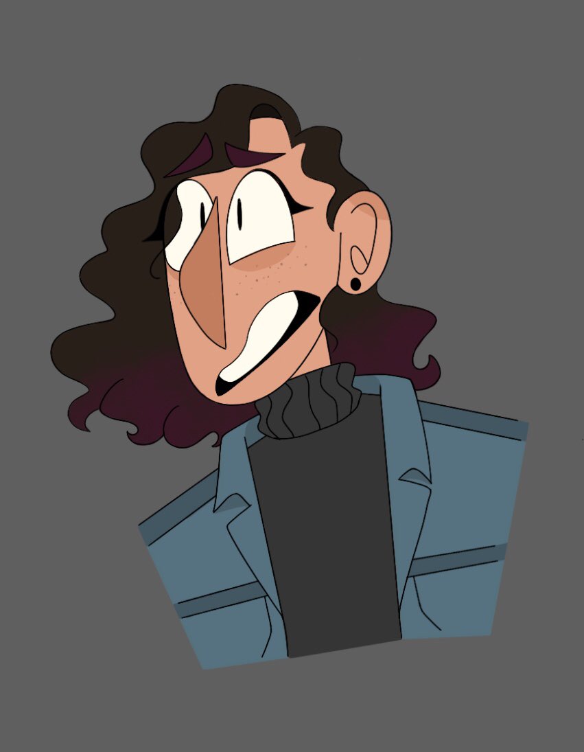 rowdy_creature's tweet photo. did a fun lil redesign of an oc that i made back in middle school! love how it turned out :) https://t.co/4wNpQFyrqk