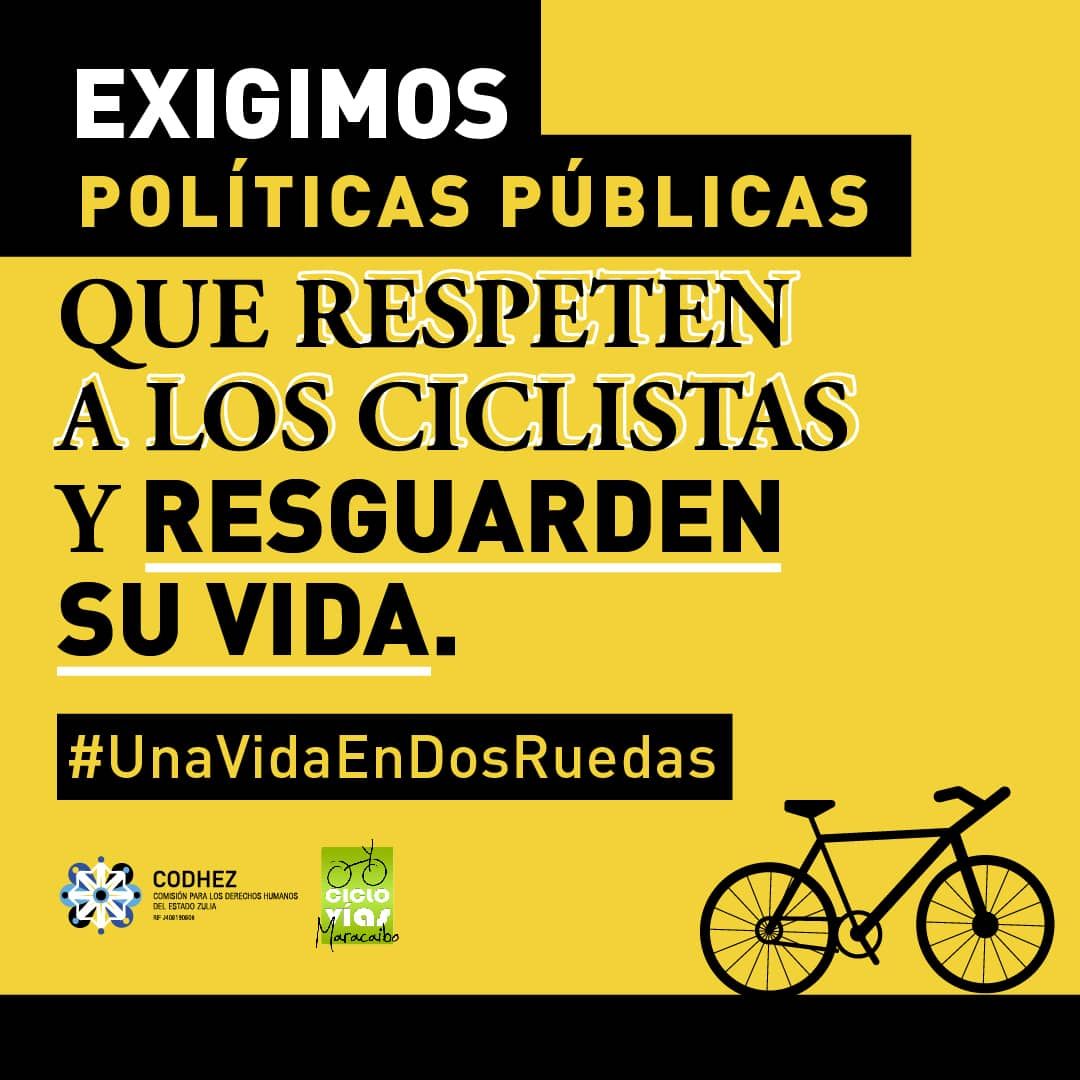 Codhez's tweet photo. #16Ago Lamentamos la muerte de Fiorella Giurdanella, ciclista de 24 de años de edad e integrante de @cicloviasmcbo, arrollada la mañana de hoy mientras entrenaba con su equipo, a la altura de la Circunvalación 3, en Maracaibo #UnaVidaEnDosRuedas https://t.co/VLAvFPlOaT