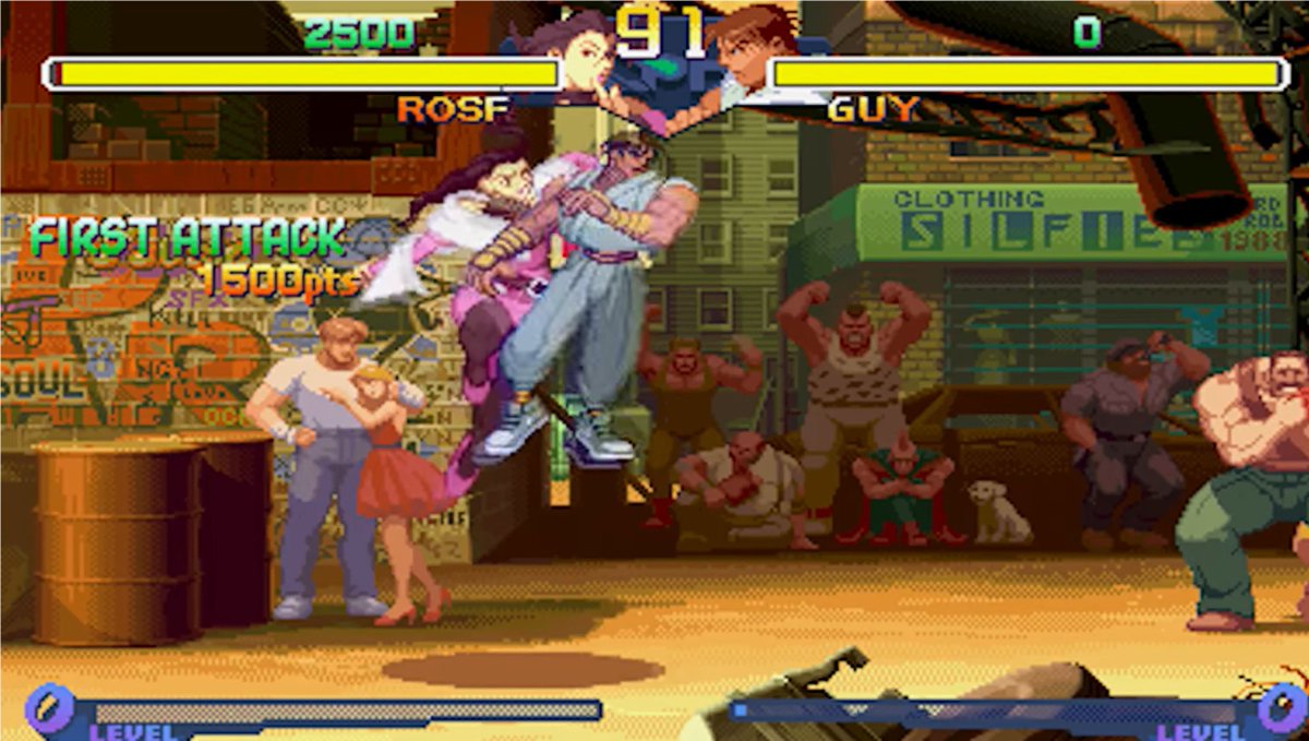 Before I go though, there's one thing that I didn't mention about Rose yet--and its one of THE coolest things about her. She has without a doubt the coolest Alpha Counter in all of Street Fighter, infamously known as the "Soko Made Yo!"