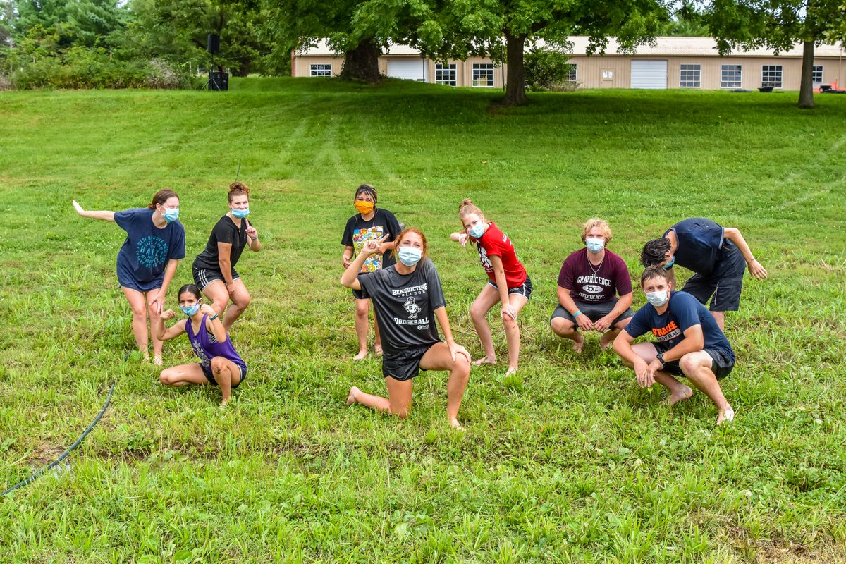 BenedictineKS's tweet photo. Did someone say water games? #ROCWeek https://t.co/TDMFC4gDnC